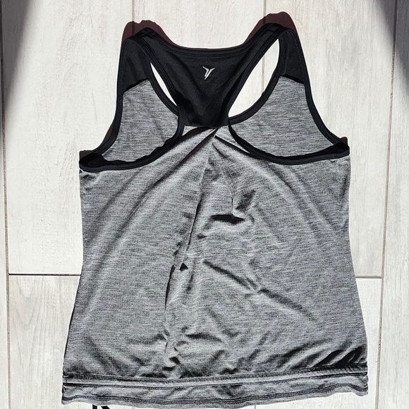 Gray Racerback Workout Tank - Picture 2 of 2